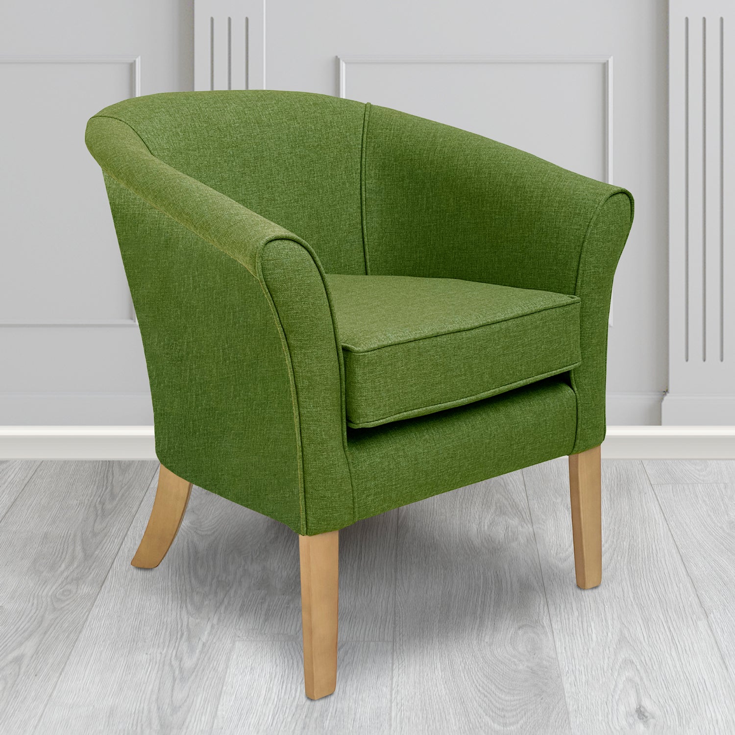 Olive green store club chair