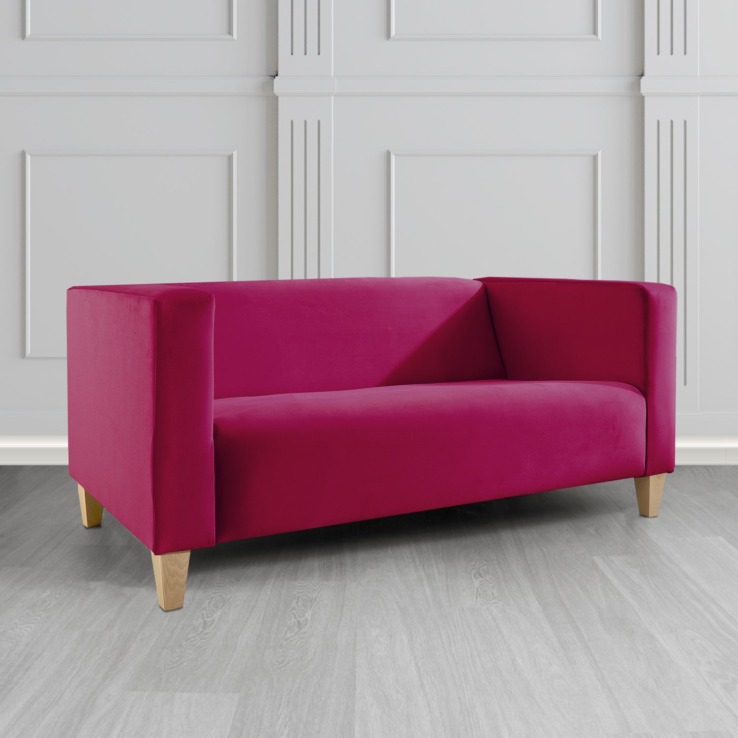 Bonnie 2 Seater Sofa in Monaco Plush Velvet Fabric