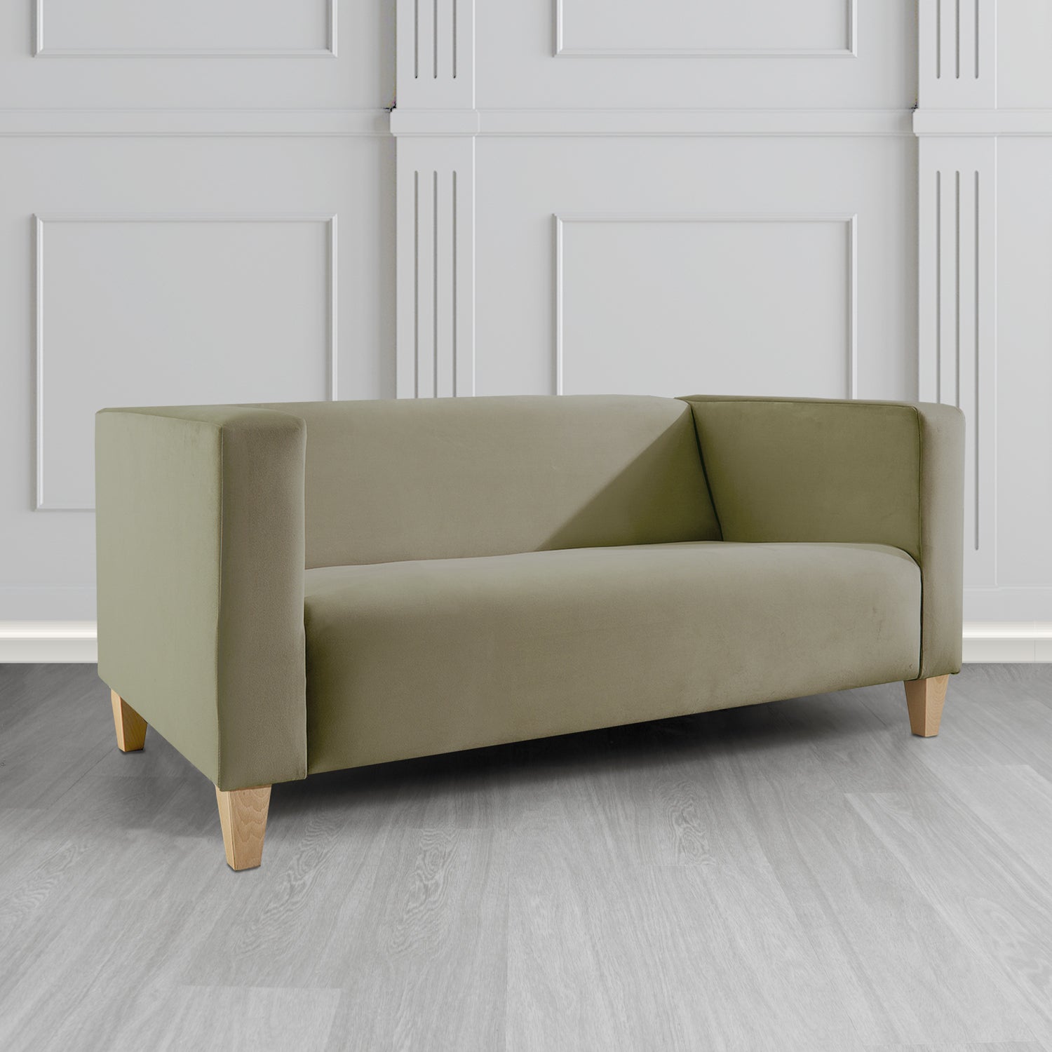 Bonnie 2 Seater Sofa in Monaco Plush Velvet Fabric