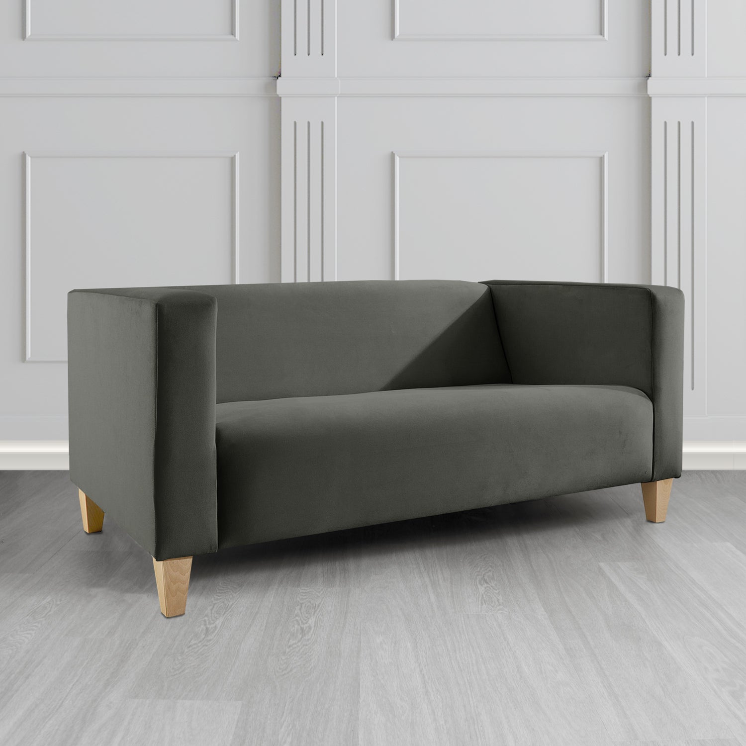 Bonnie 2 Seater Sofa in Monaco Plush Velvet Fabric