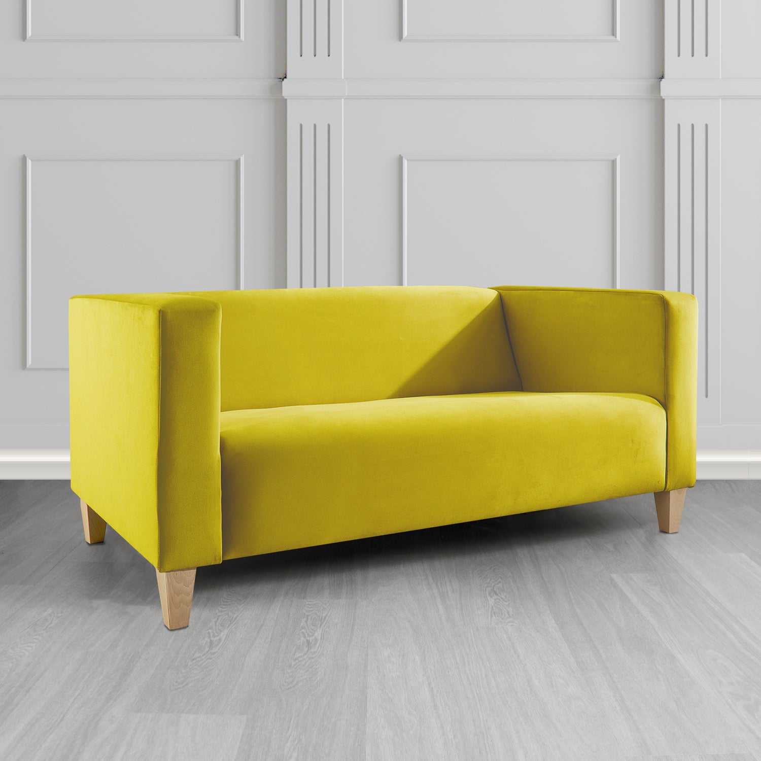Bonnie 2 Seater Sofa in Monaco Plush Velvet Fabric