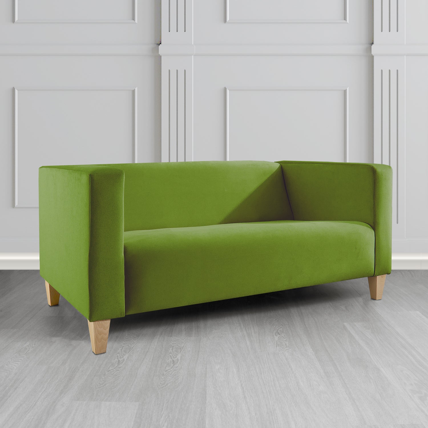 Bonnie 2 Seater Sofa in Monaco Plush Velvet Fabric