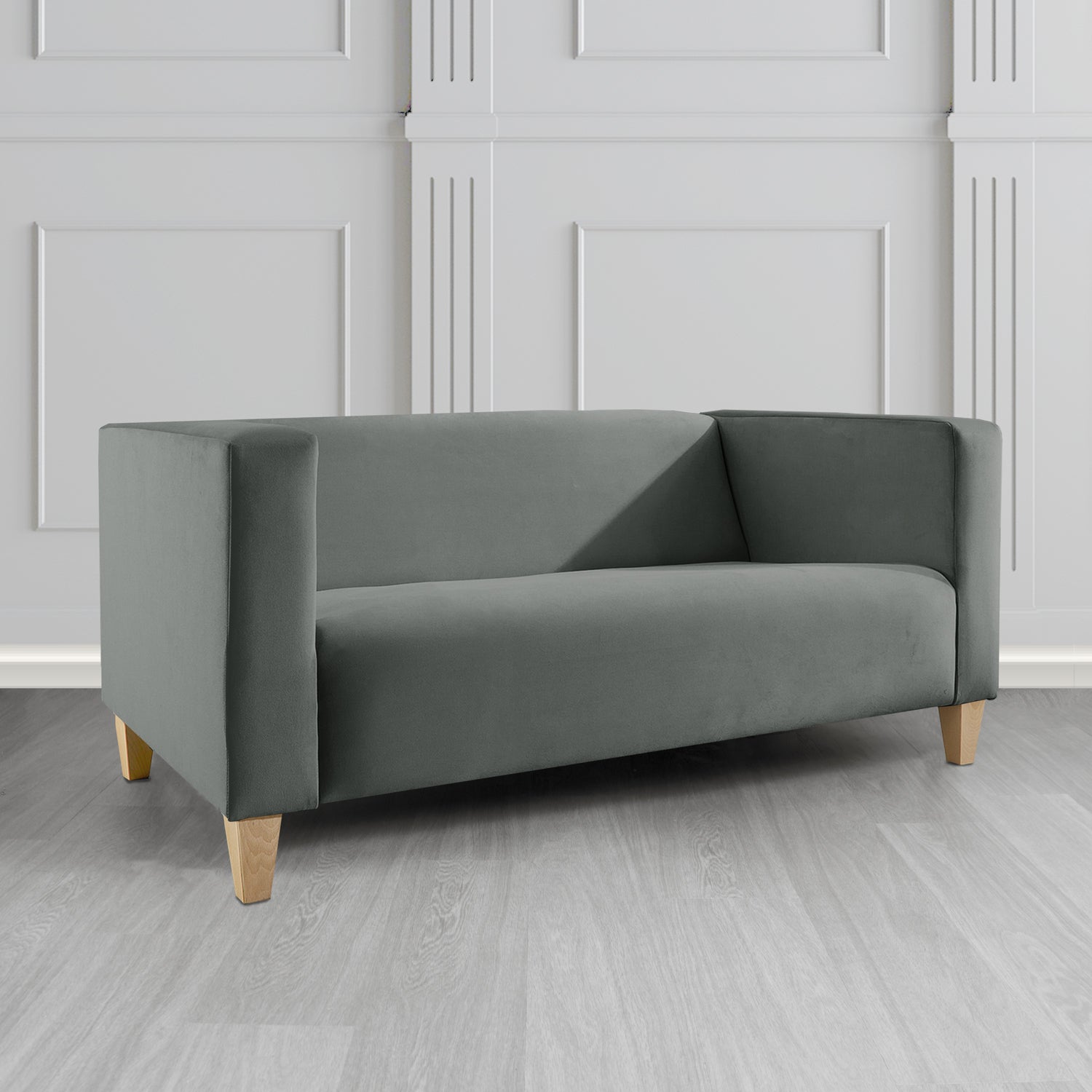 Bonnie 2 Seater Sofa in Monaco Plush Velvet Fabric