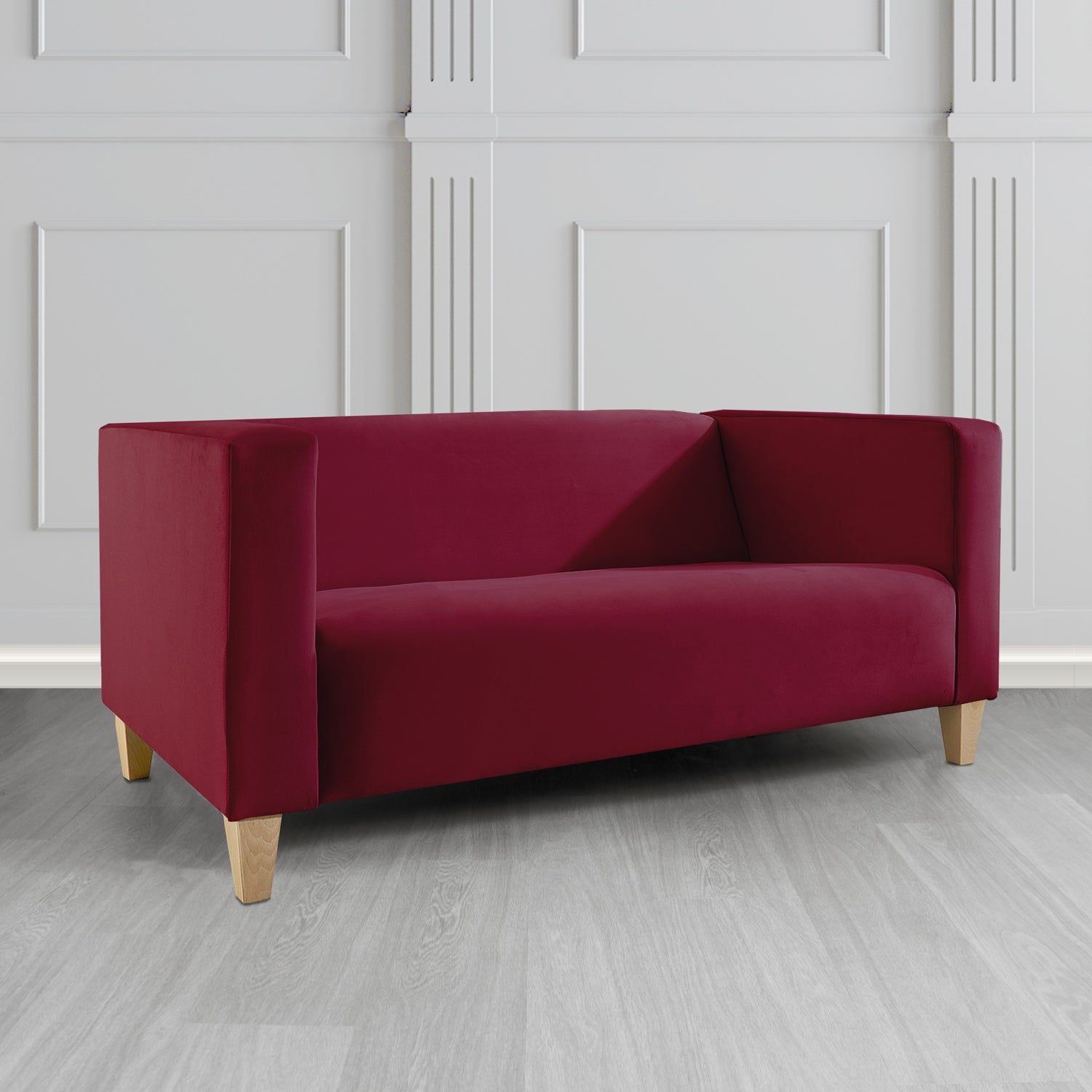 Bonnie 2 Seater Sofa in Monaco Plush Velvet Fabric