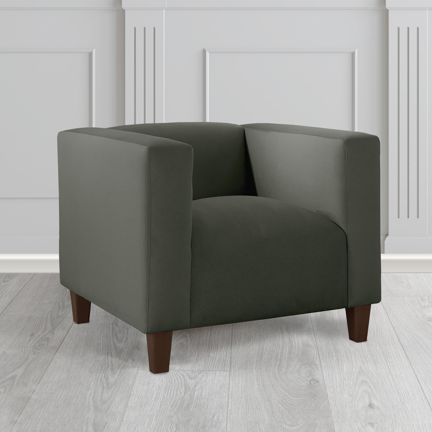 Bonnie Tub Armchair in Monaco Plush Velvet Fabric