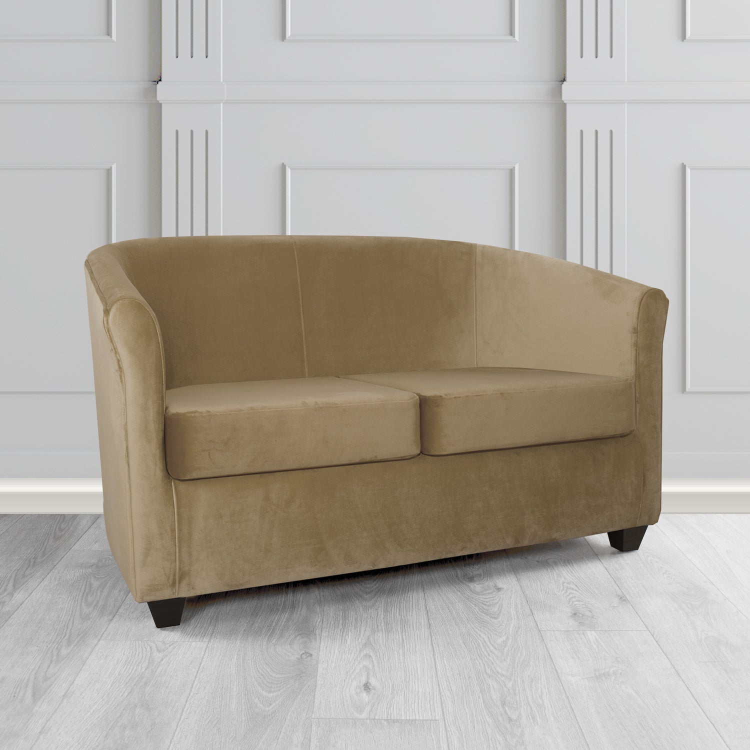 Cannes 2 Seater Tub Sofa in Tubz Monaco Plush Velvet Fabric