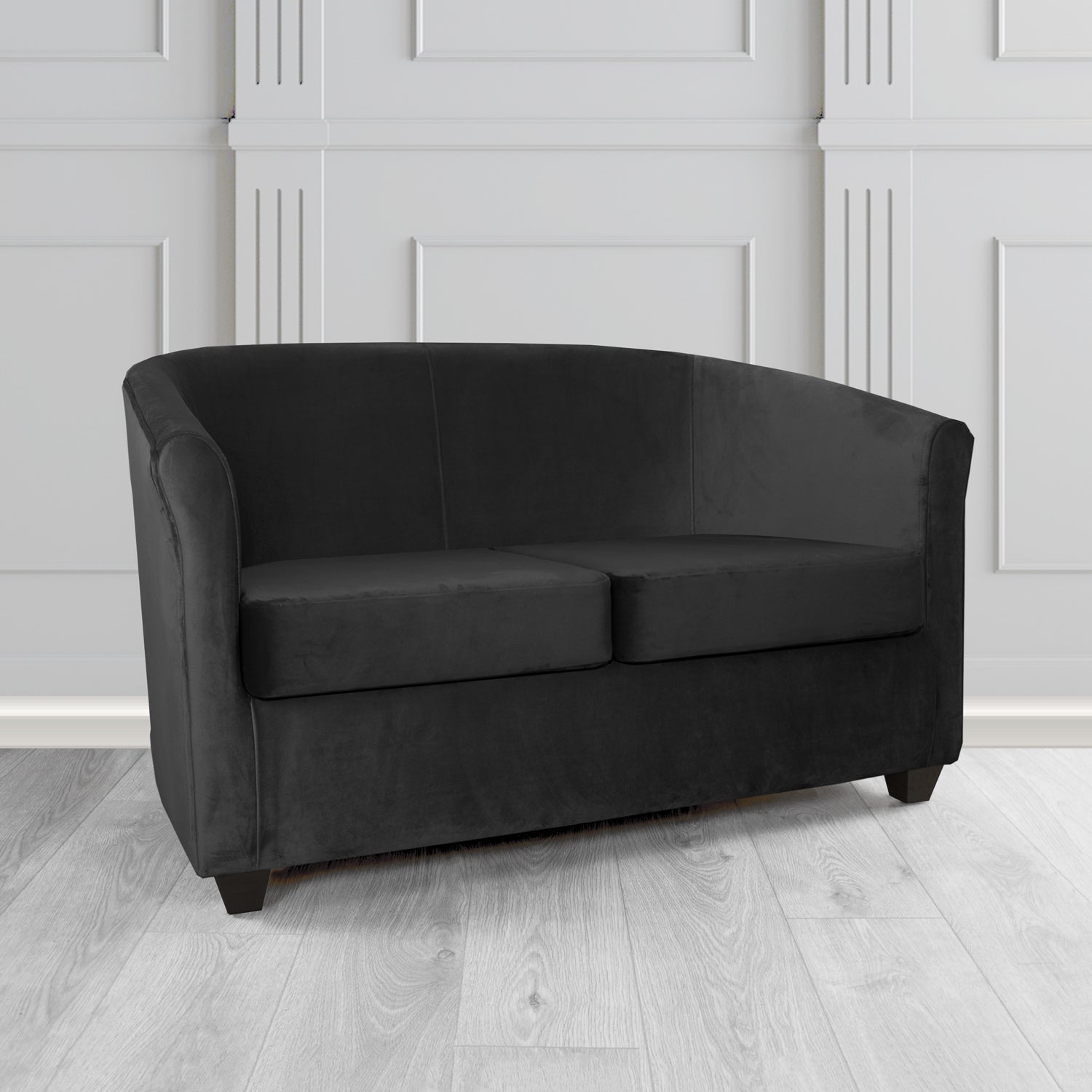 Cannes 2 Seater Tub Sofa in Tubz Monaco Plush Velvet Fabric