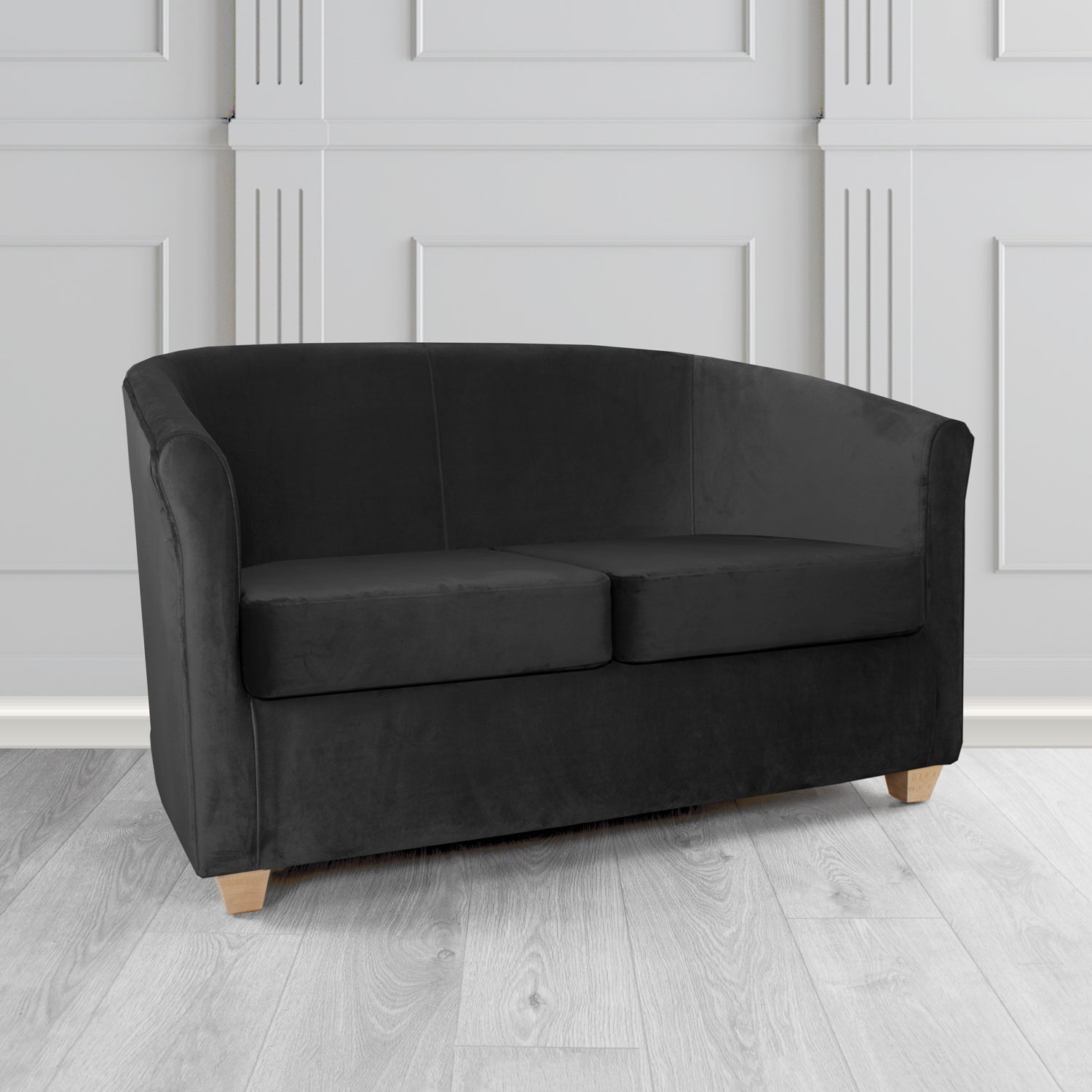 Cannes 2 Seater Tub Sofa in Tubz Monaco Plush Velvet Fabric
