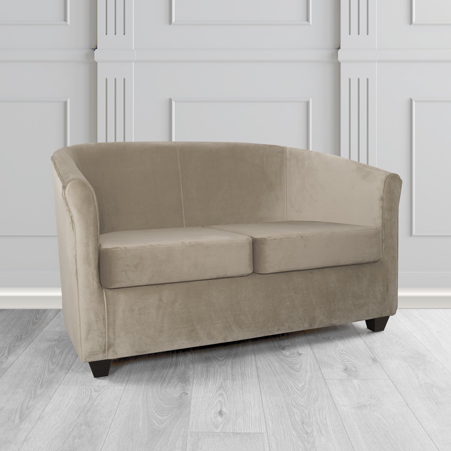 Cannes 2 Seater Tub Sofa in Tubz Monaco Plush Velvet Fabric