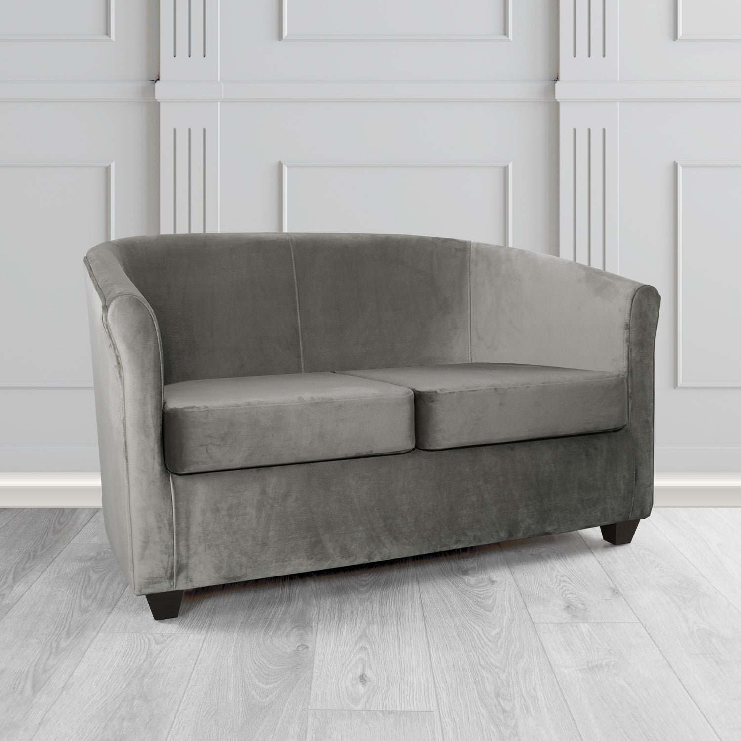 Cannes 2 Seater Tub Sofa in Tubz Monaco Plush Velvet Fabric