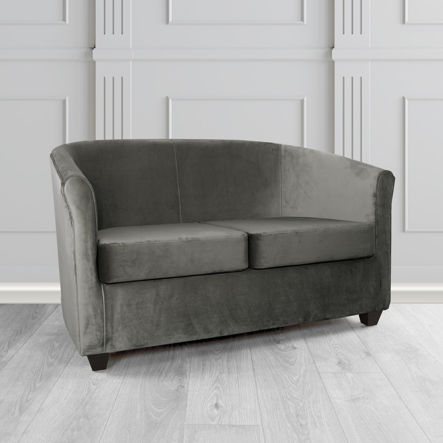 Cannes 2 Seater Tub Sofa in Tubz Monaco Plush Velvet Fabric