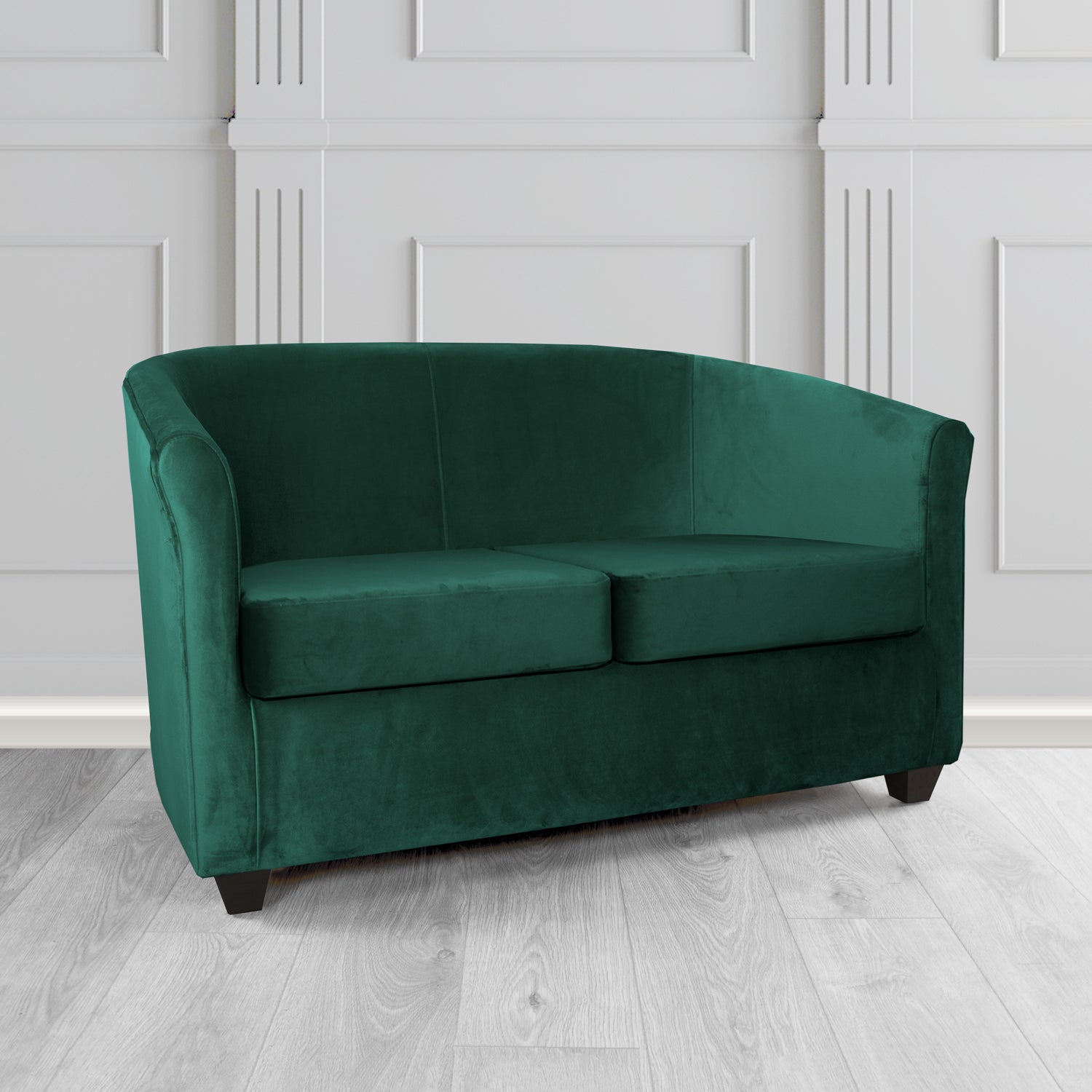 Cannes 2 Seater Tub Sofa in Tubz Monaco Plush Velvet Fabric