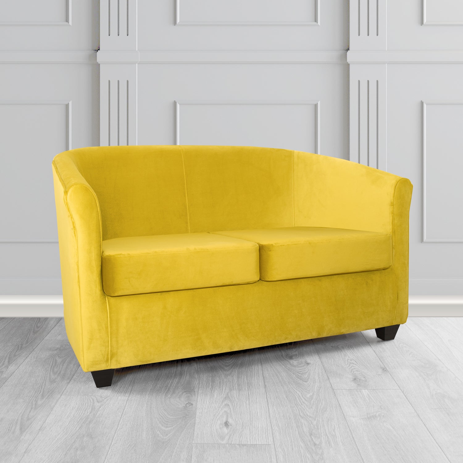 Cannes 2 Seater Tub Sofa in Tubz Monaco Plush Velvet Fabric