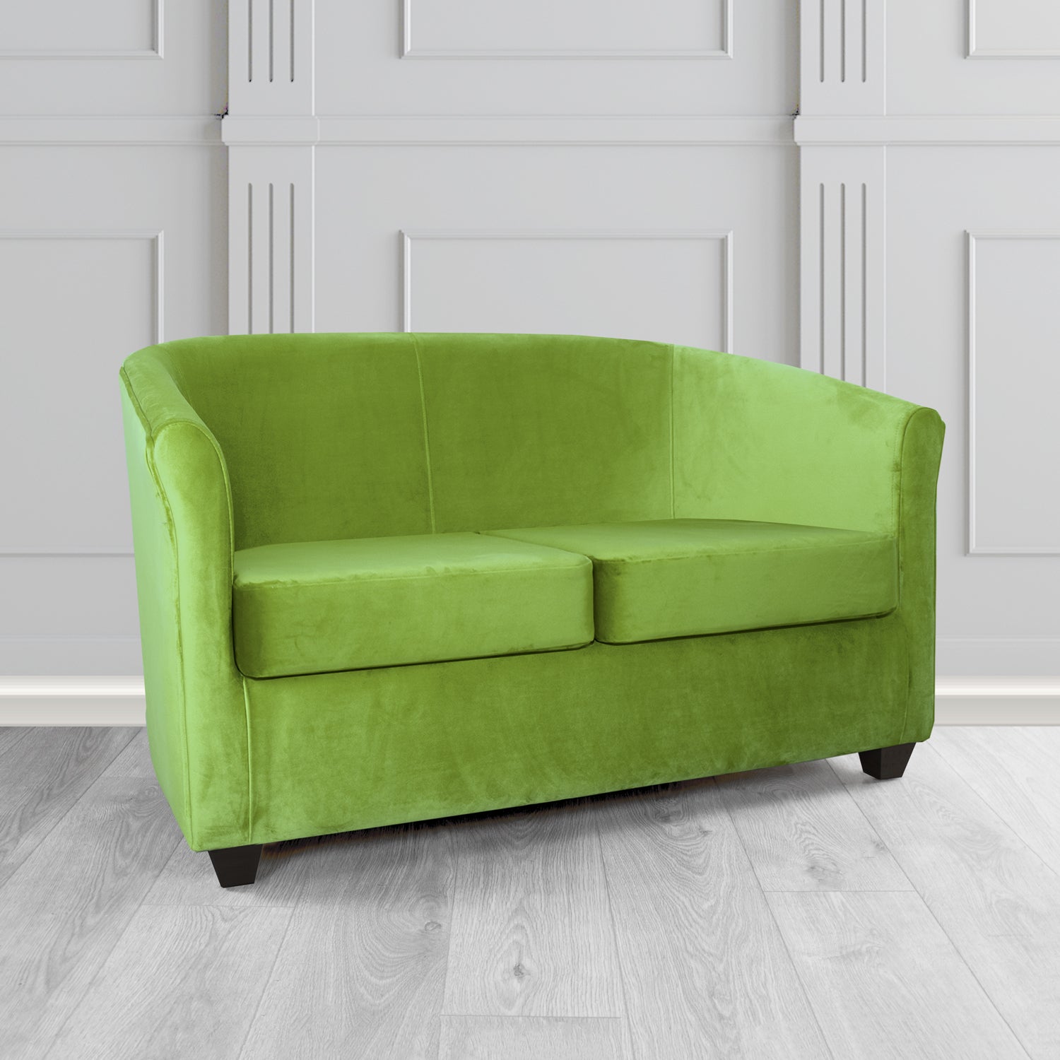 Cannes 2 Seater Tub Sofa in Tubz Monaco Plush Velvet Fabric