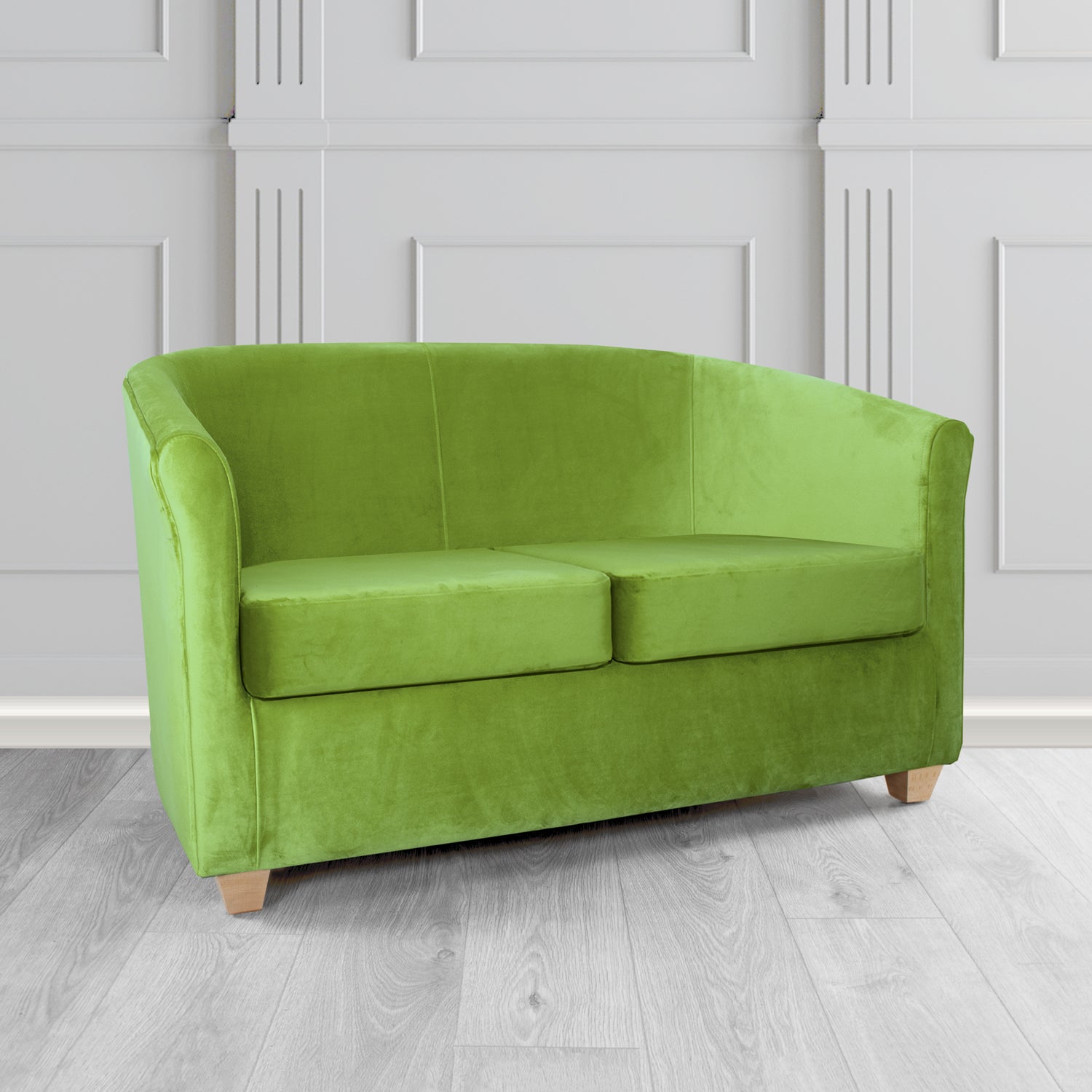 Cannes 2 Seater Tub Sofa in Tubz Monaco Plush Velvet Fabric
