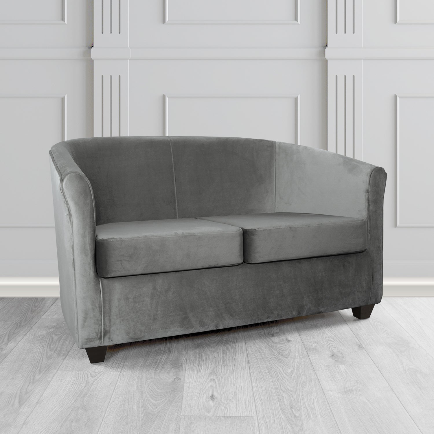 Cannes 2 Seater Tub Sofa in Tubz Monaco Plush Velvet Fabric