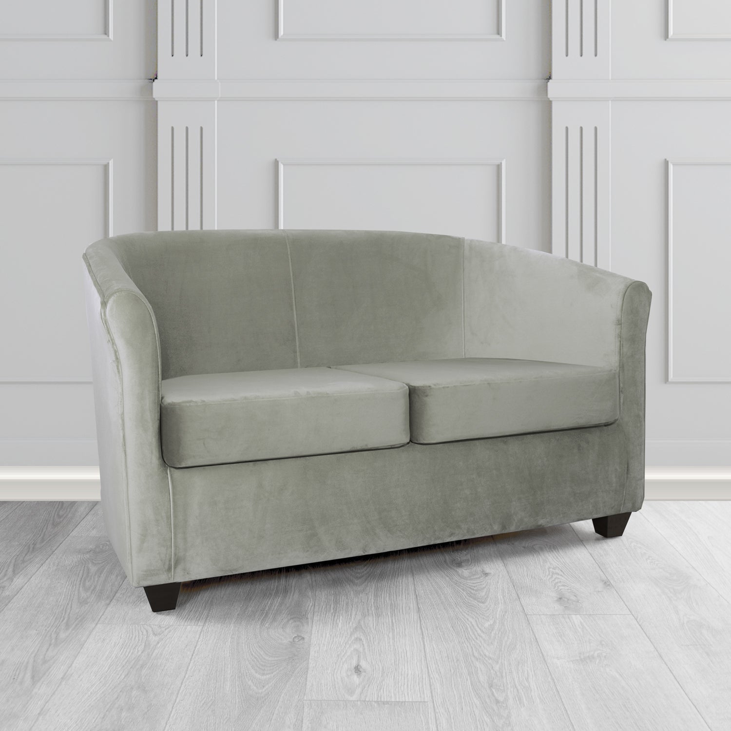Cannes 2 Seater Tub Sofa in Tubz Monaco Plush Velvet Fabric