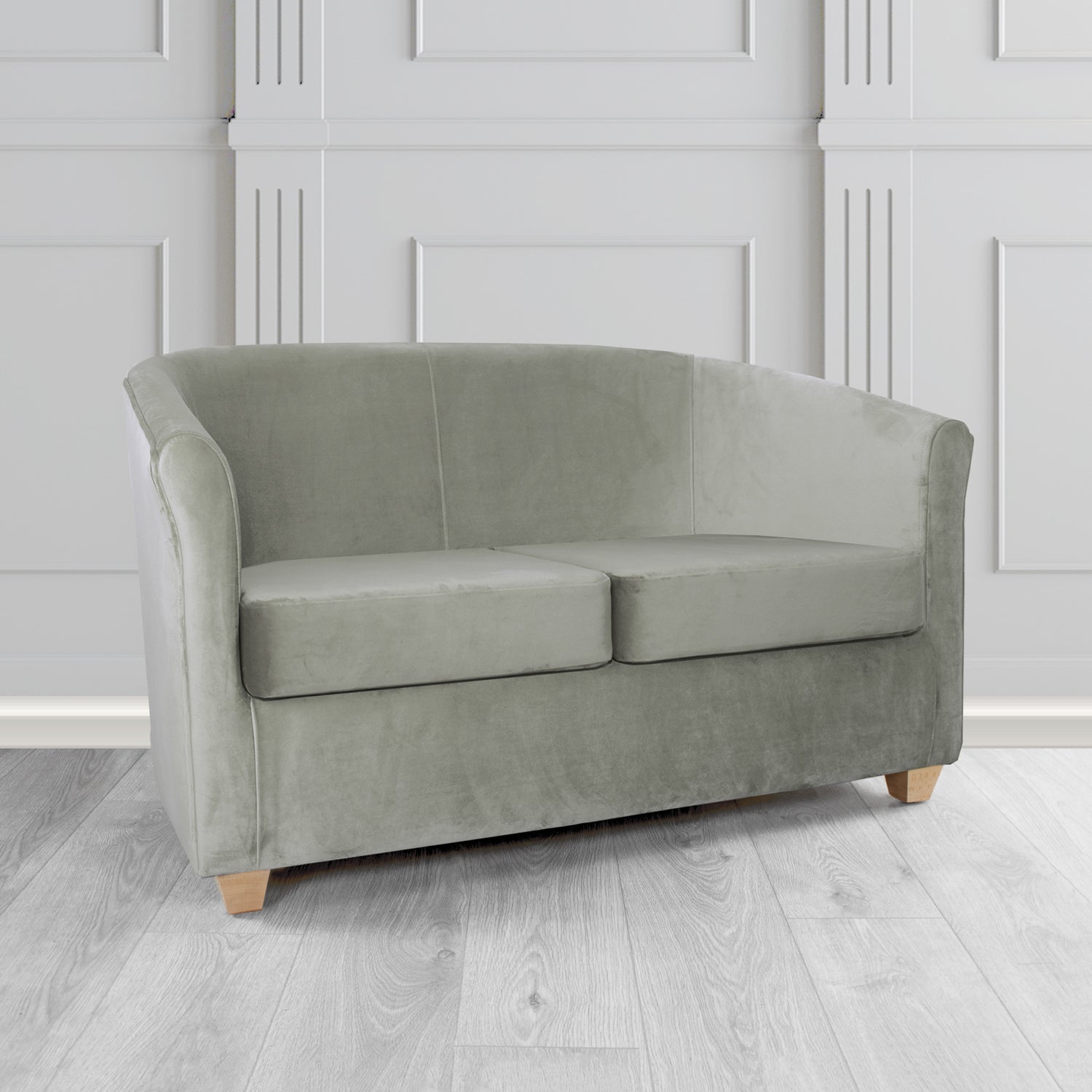 Cannes 2 Seater Tub Sofa in Tubz Monaco Plush Velvet Fabric