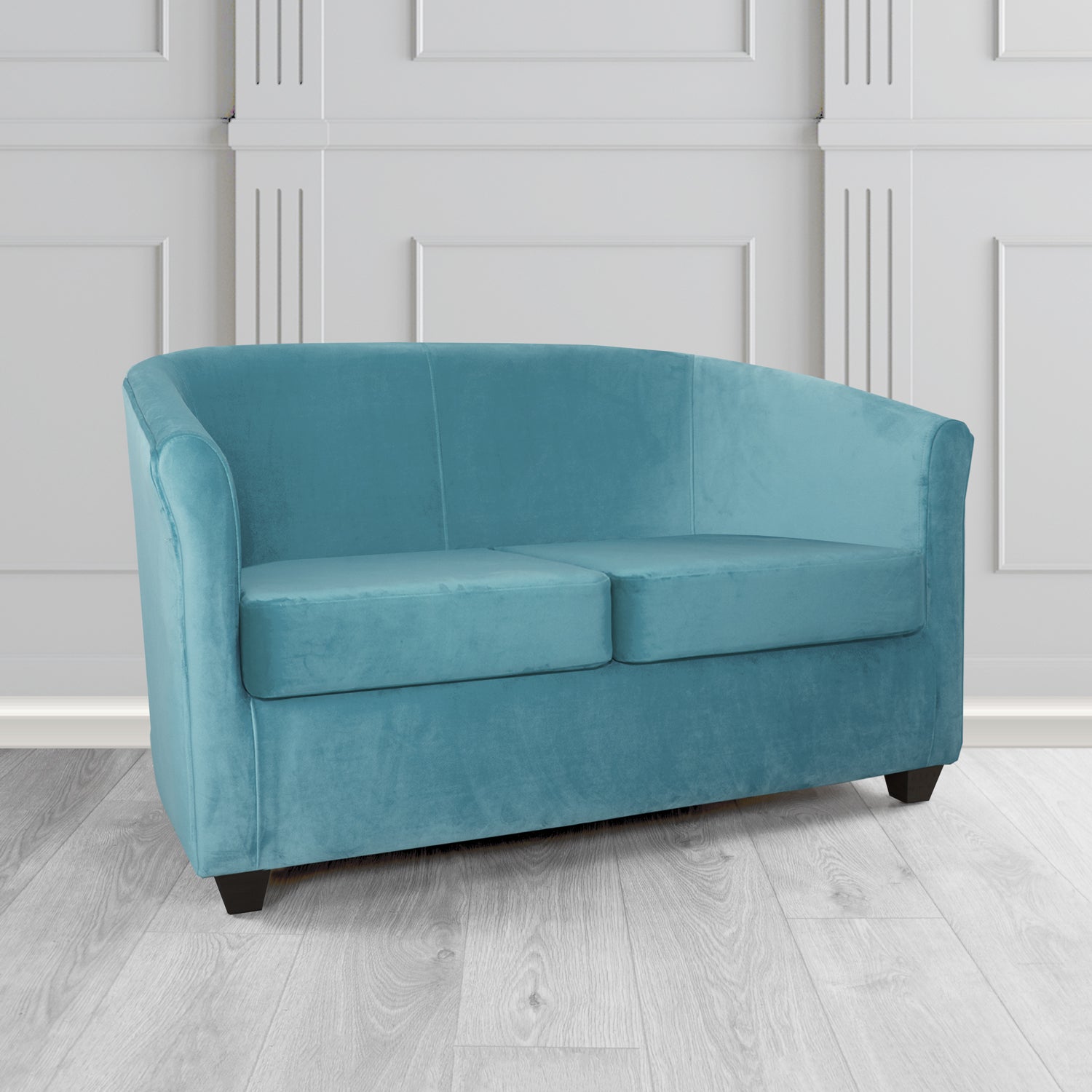 Cannes 2 Seater Tub Sofa in Tubz Monaco Plush Velvet Fabric