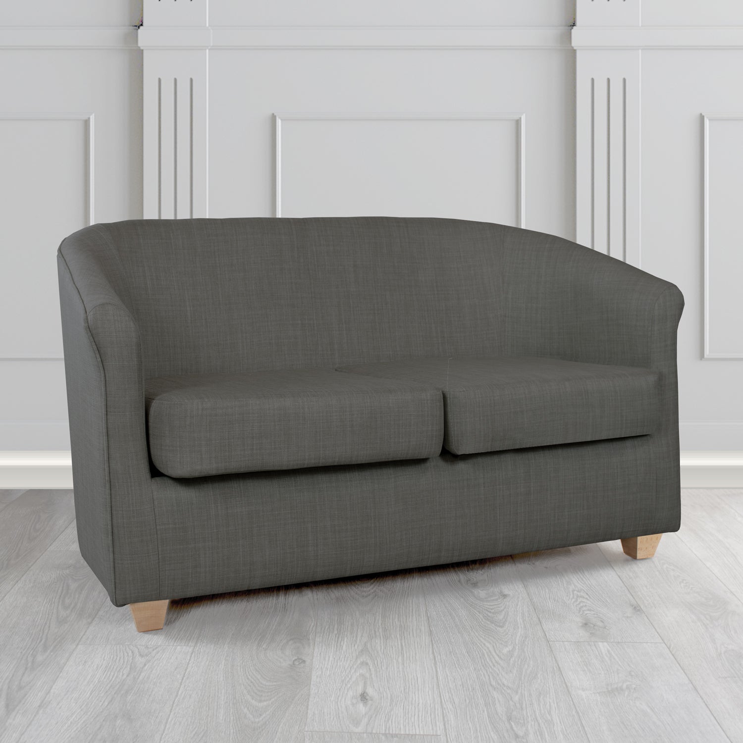 Cannes 2 Seater Tub Sofa in Tubz Charles Linen Fabric