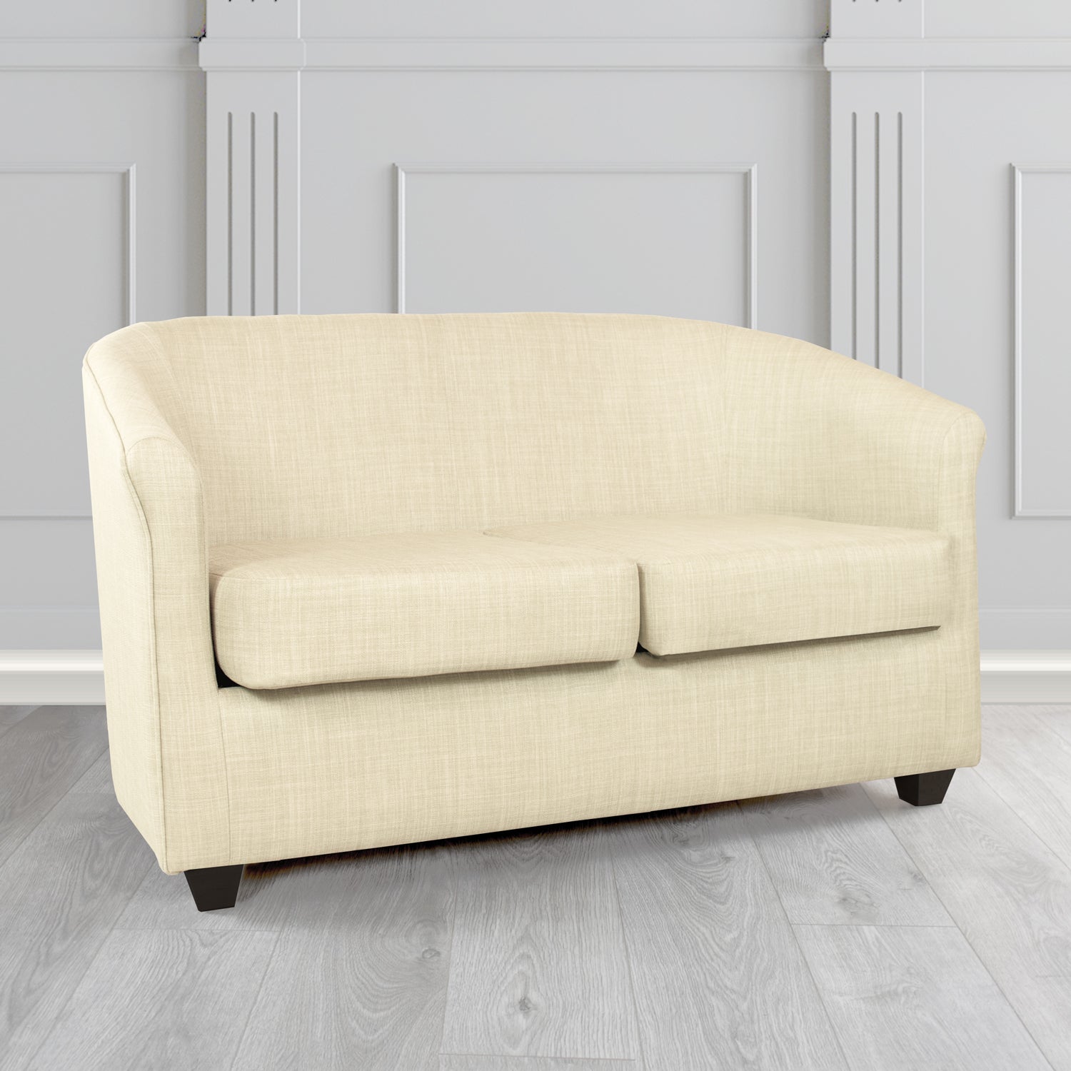 Cannes 2 Seater Tub Sofa in Tubz Charles Linen Fabric
