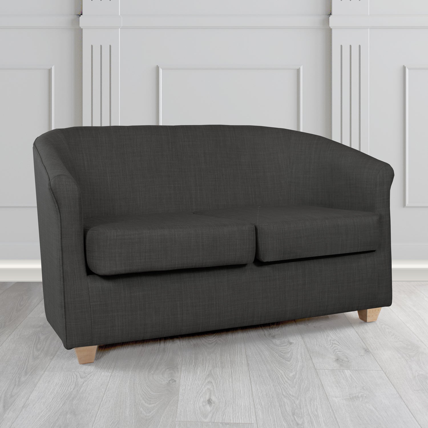 Cannes 2 Seater Tub Sofa in Tubz Charles Linen Fabric