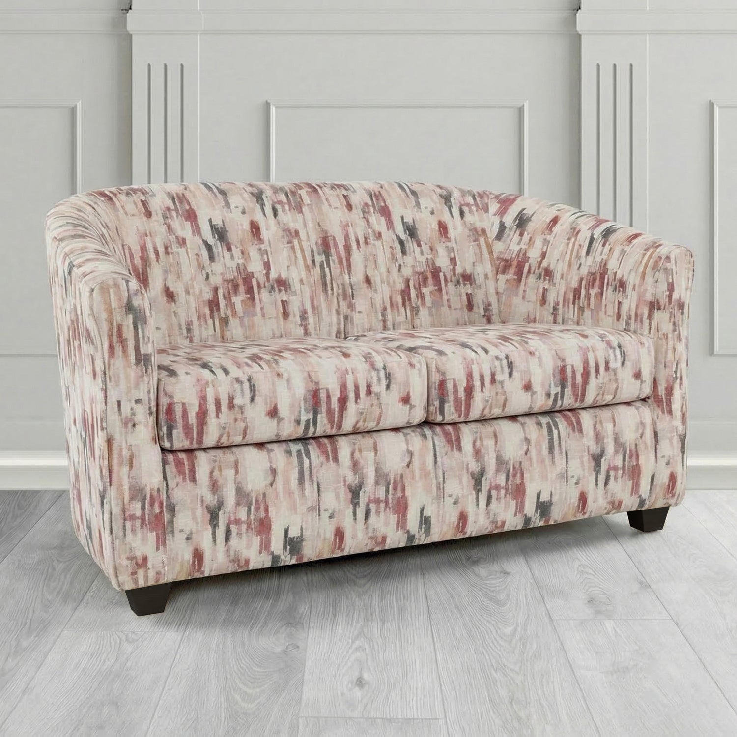 Cannes 2 Seater Tub Sofa in Fryett's Aura Abstract Pattern Fabric