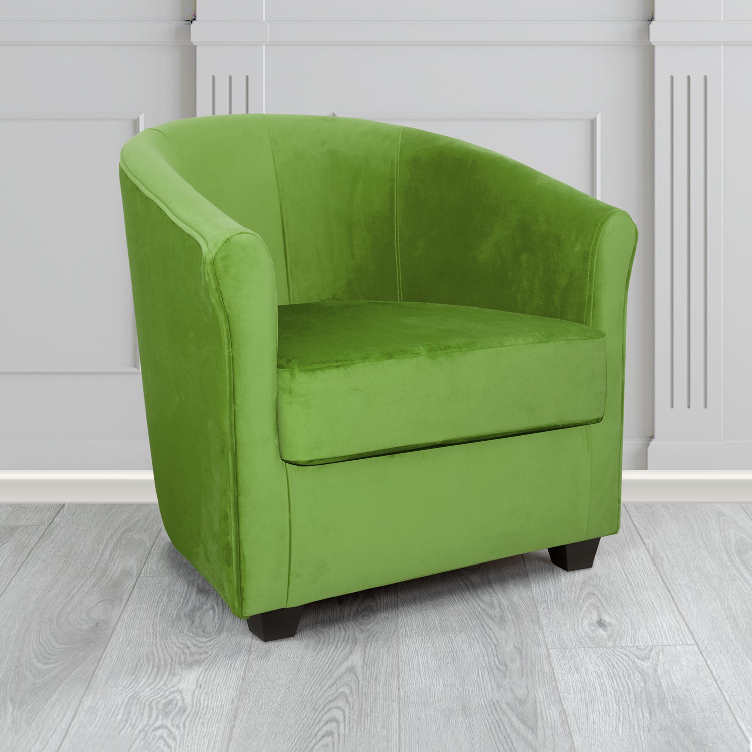 Cannes Tub Chair in Sekers Fabrics Varna Columbia Crib 5 Velvet Fabric