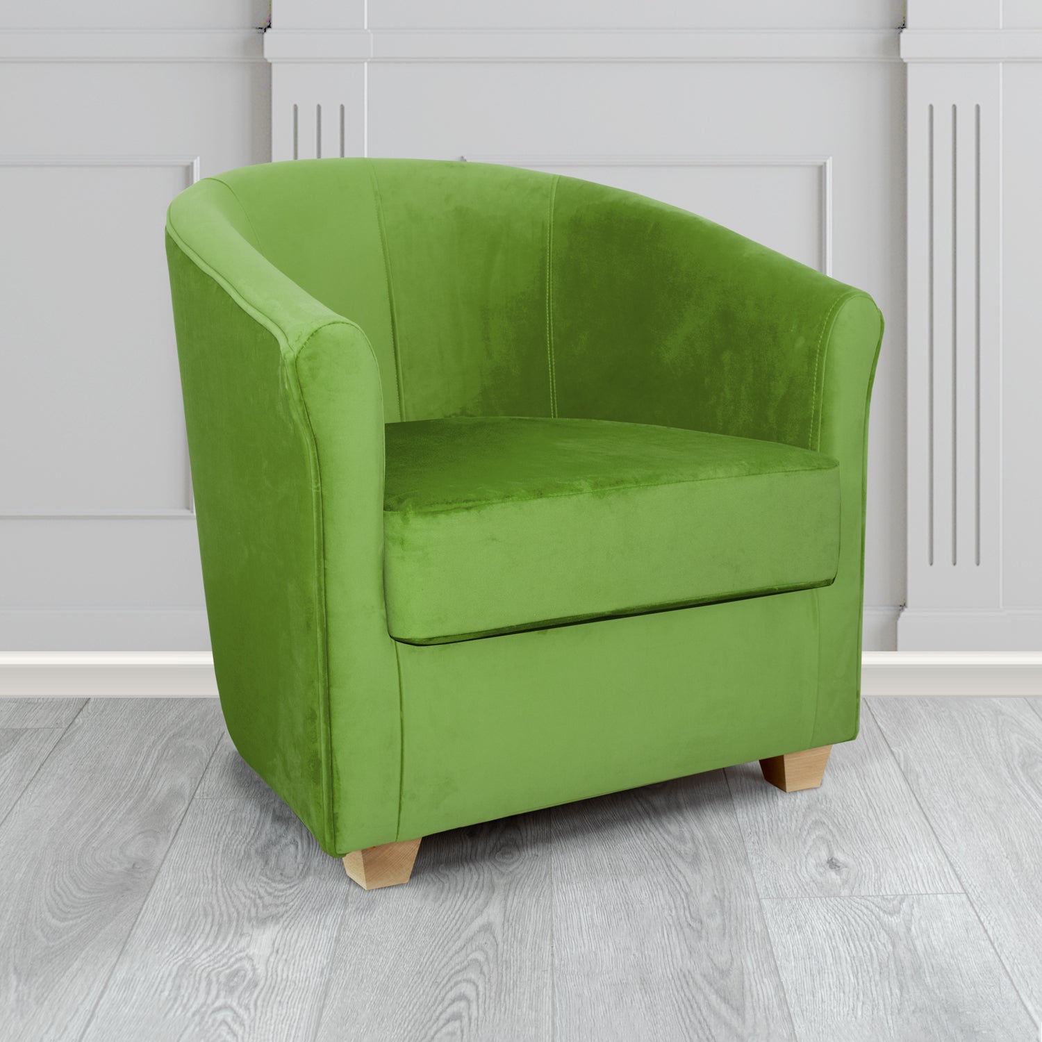 Cannes Tub Chair in Sekers Fabrics Varna Columbia Crib 5 Velvet Fabric