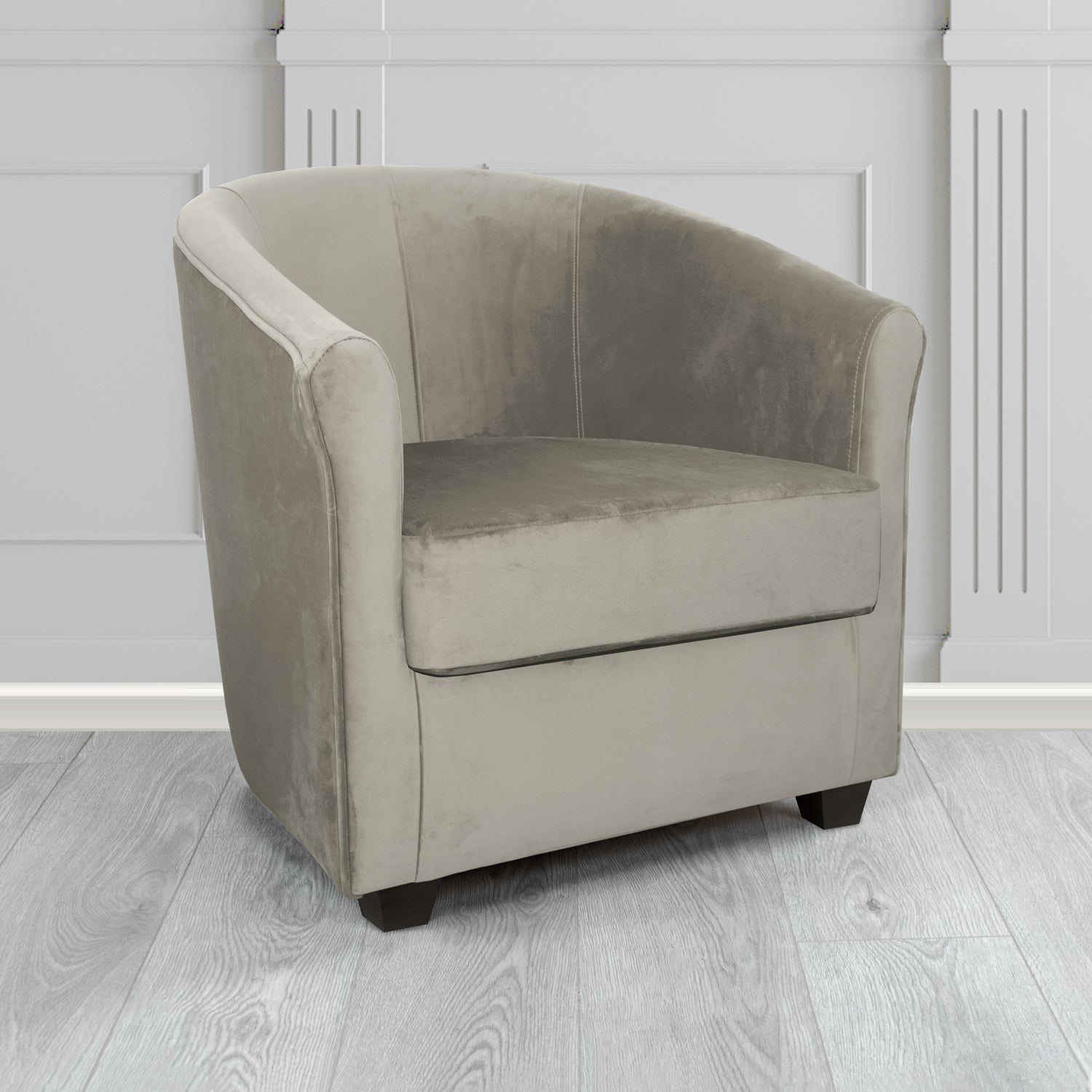 Cannes Tub Chair in Sekers Fabrics Varna Columbia Crib 5 Velvet Fabric