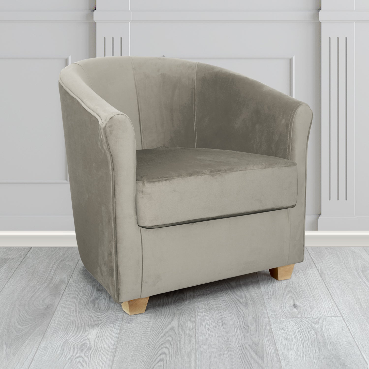 Cannes Tub Chair in Sekers Fabrics Varna Columbia Crib 5 Velvet Fabric