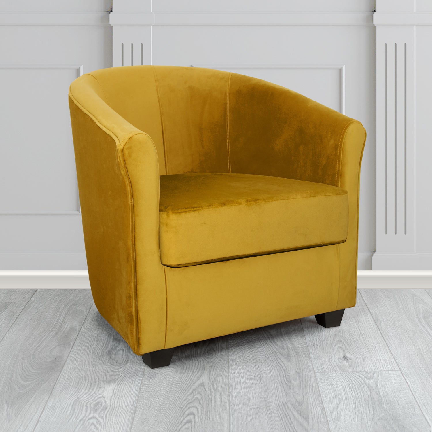 Cannes Tub Chair in Sekers Fabrics Varna Columbia Crib 5 Velvet Fabric