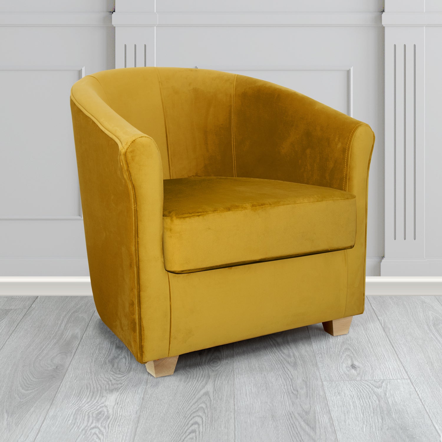 Cannes Tub Chair in Sekers Fabrics Varna Columbia Crib 5 Velvet Fabric