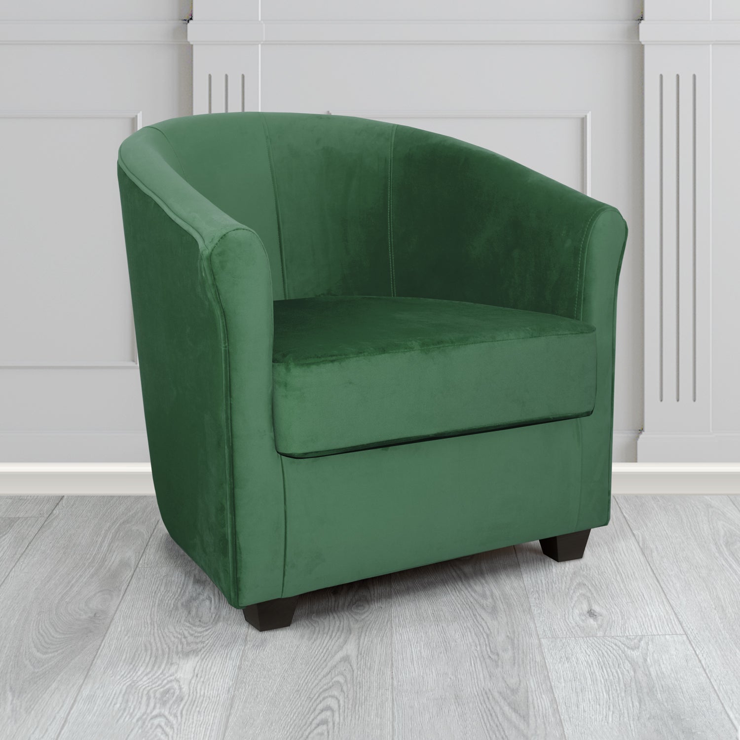 Cannes Tub Chair in Sekers Fabrics Varna Columbia Crib 5 Velvet Fabric