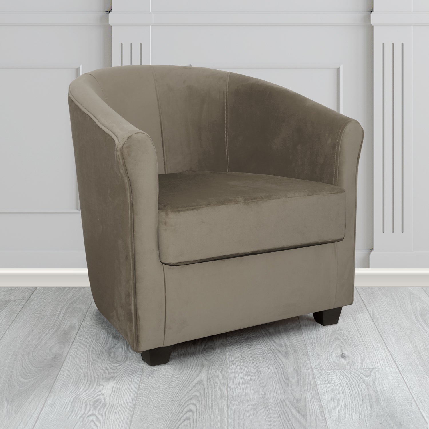 Cannes Tub Chair in Sekers Fabrics Varna Columbia Crib 5 Velvet Fabric