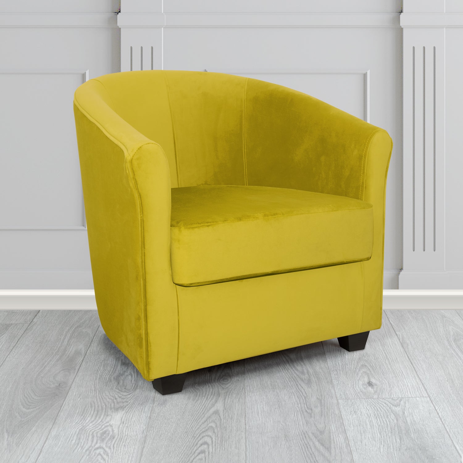 Cannes Tub Chair in Sekers Fabrics Varna Columbia Crib 5 Velvet Fabric