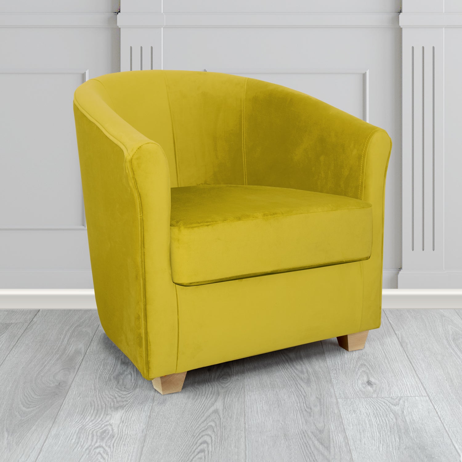 Cannes Tub Chair in Sekers Fabrics Varna Columbia Crib 5 Velvet Fabric