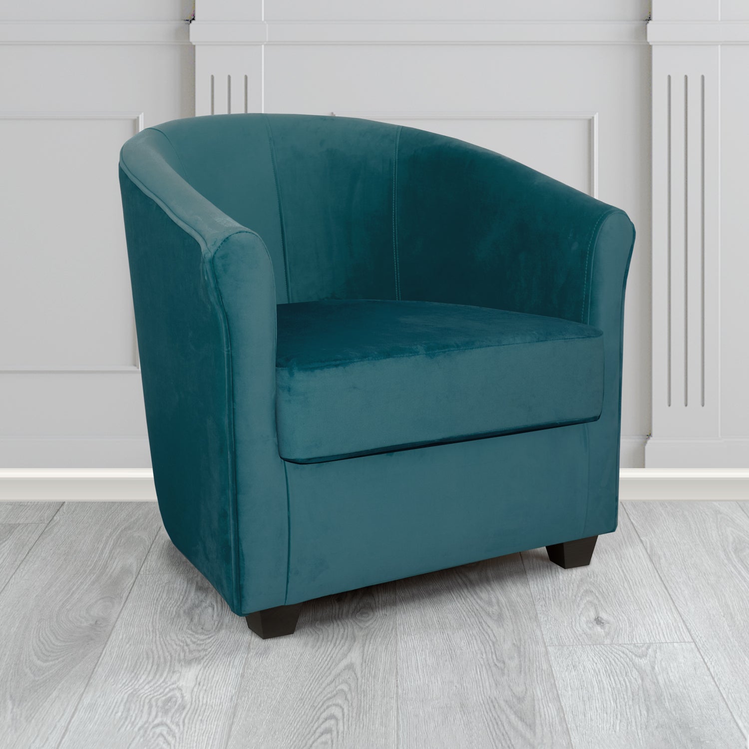 Cannes Tub Chair in Sekers Fabrics Varna Columbia Crib 5 Velvet Fabric