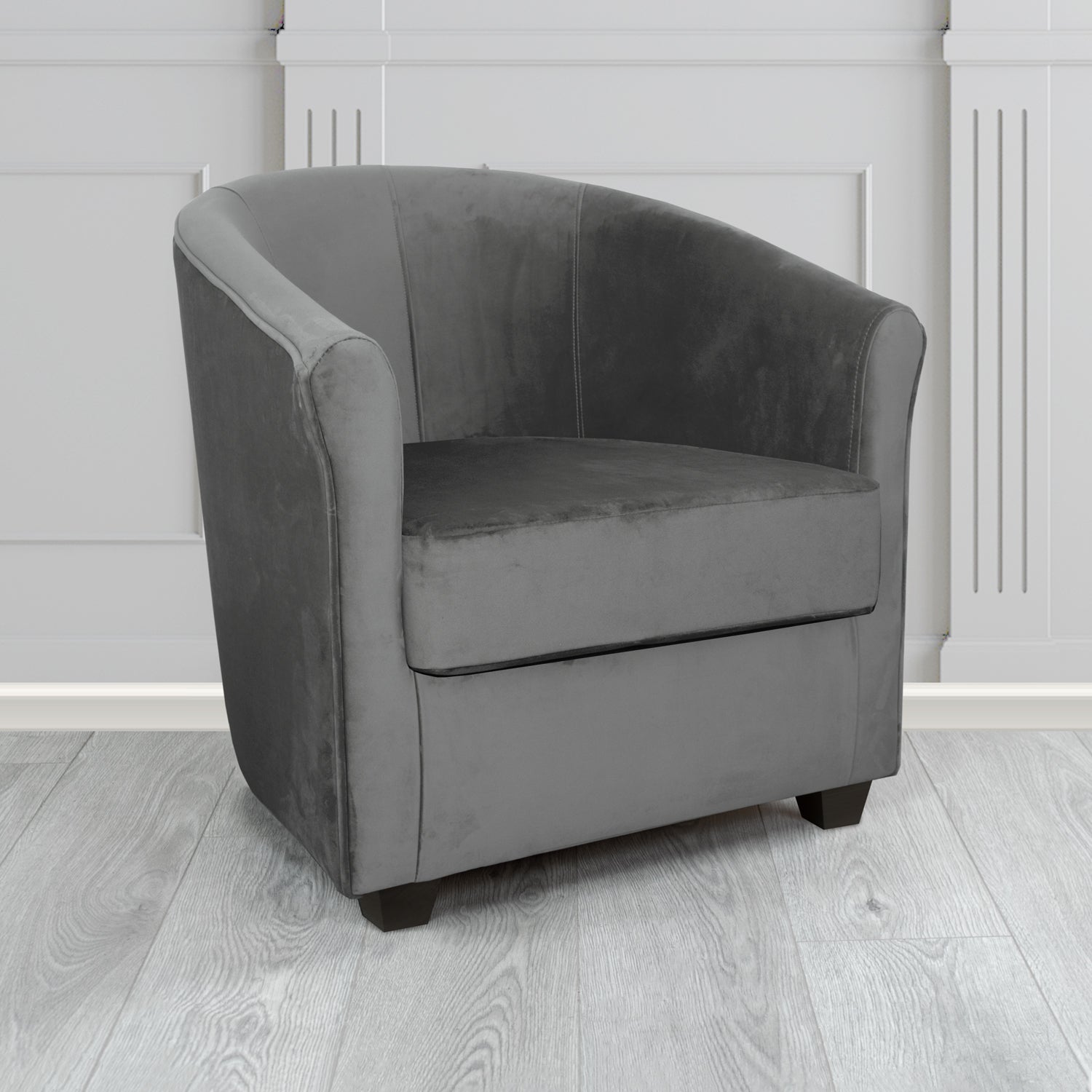 Cannes Tub Chair in Sekers Fabrics Varna Columbia Crib 5 Velvet Fabric