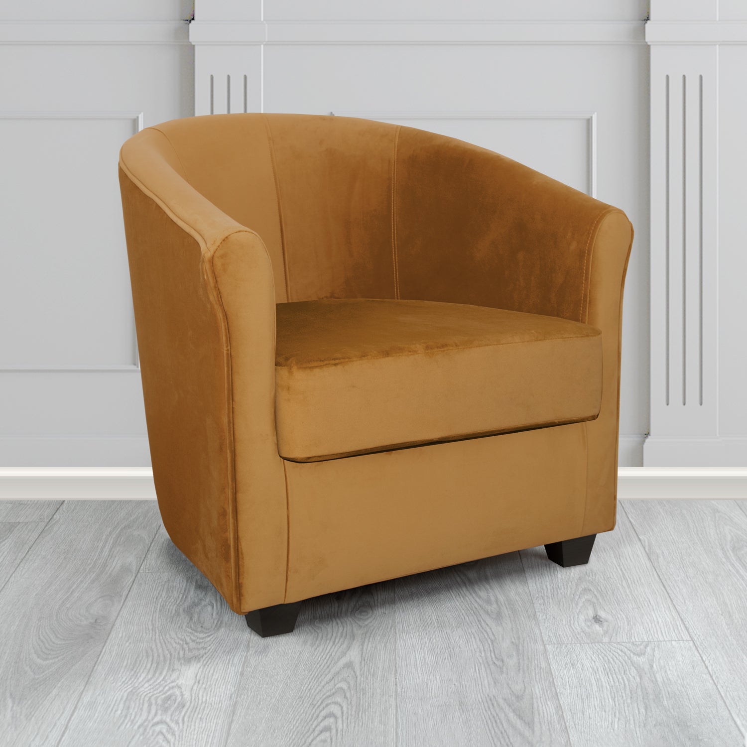 Cannes Tub Chair in Sekers Fabrics Varna Columbia Crib 5 Velvet Fabric