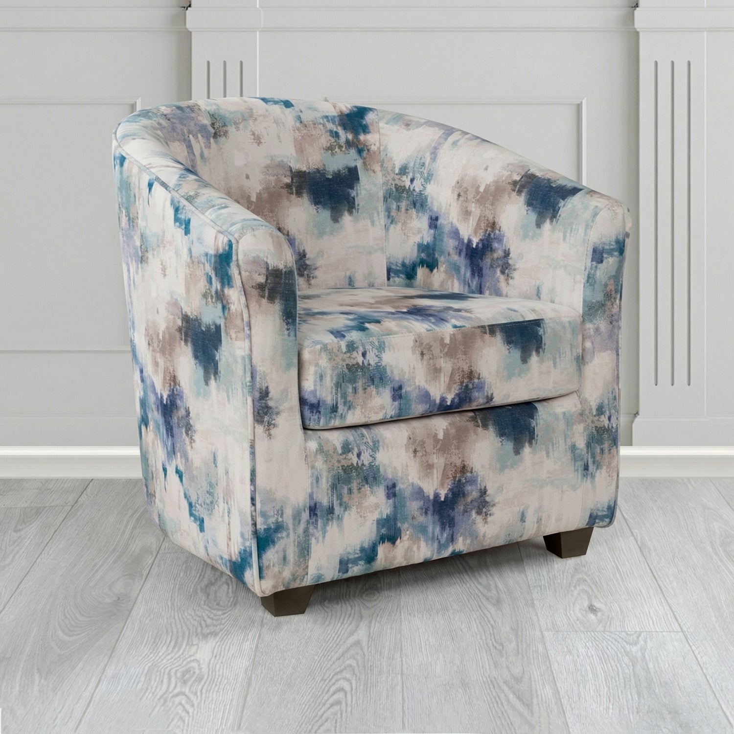 Cannes Tub Chair in Fryett's Kala Abstract Fabric