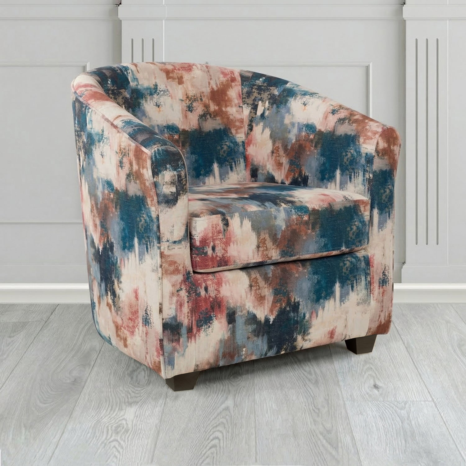 Cannes Tub Chair in Fryett's Kala Abstract Fabric