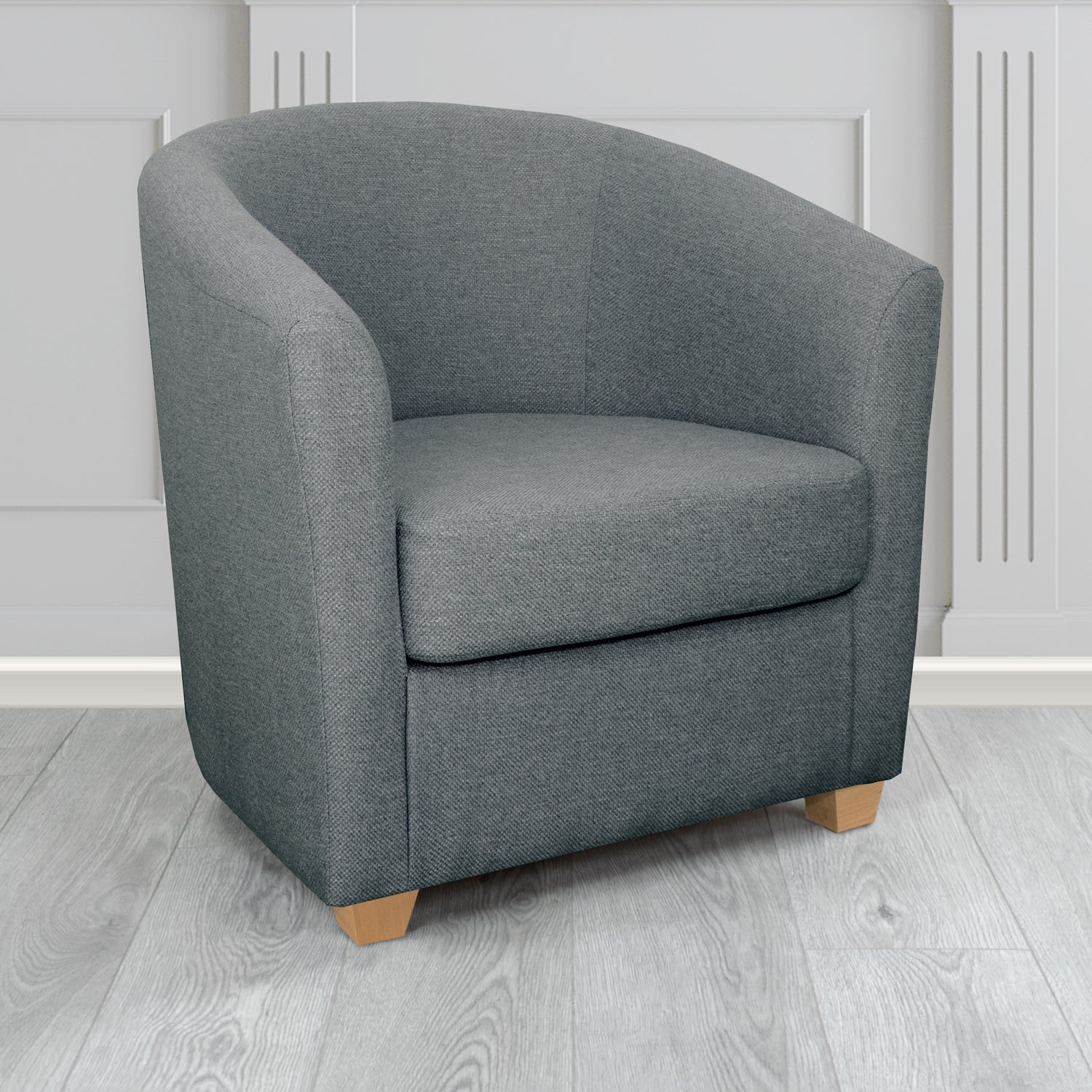 Charcoal grey clearance tub chair