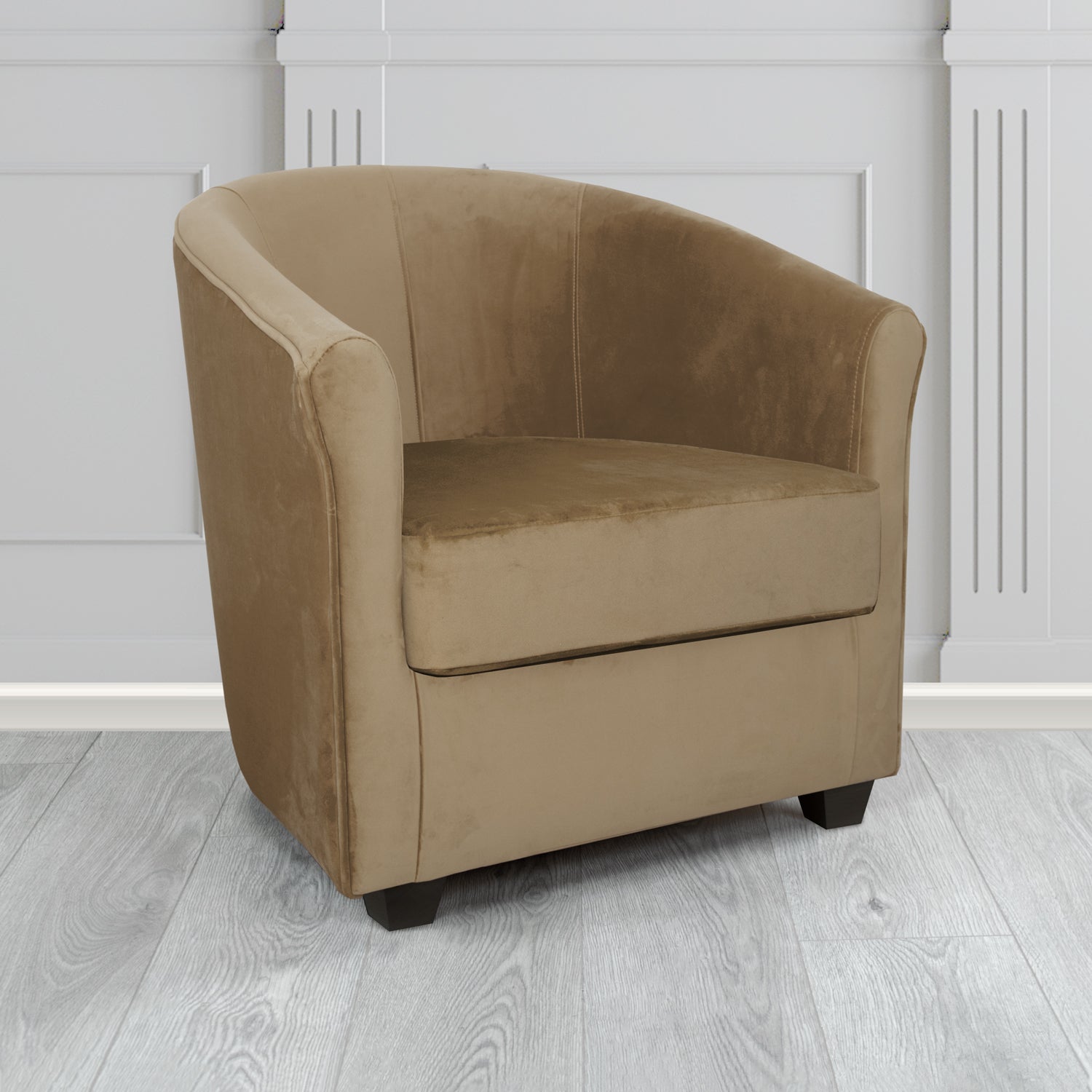 Cannes Tub Chair in Monaco Velvet Fabric - The Tub Chair Shop