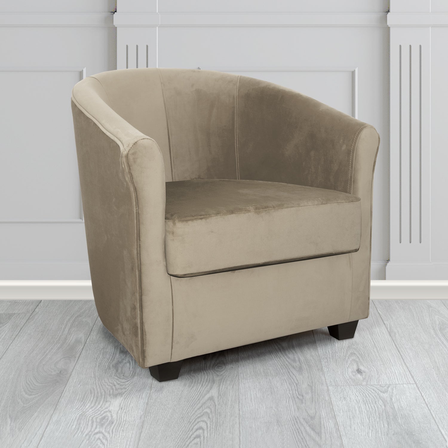 Cannes Tub Chair in Monaco Velvet Fabric