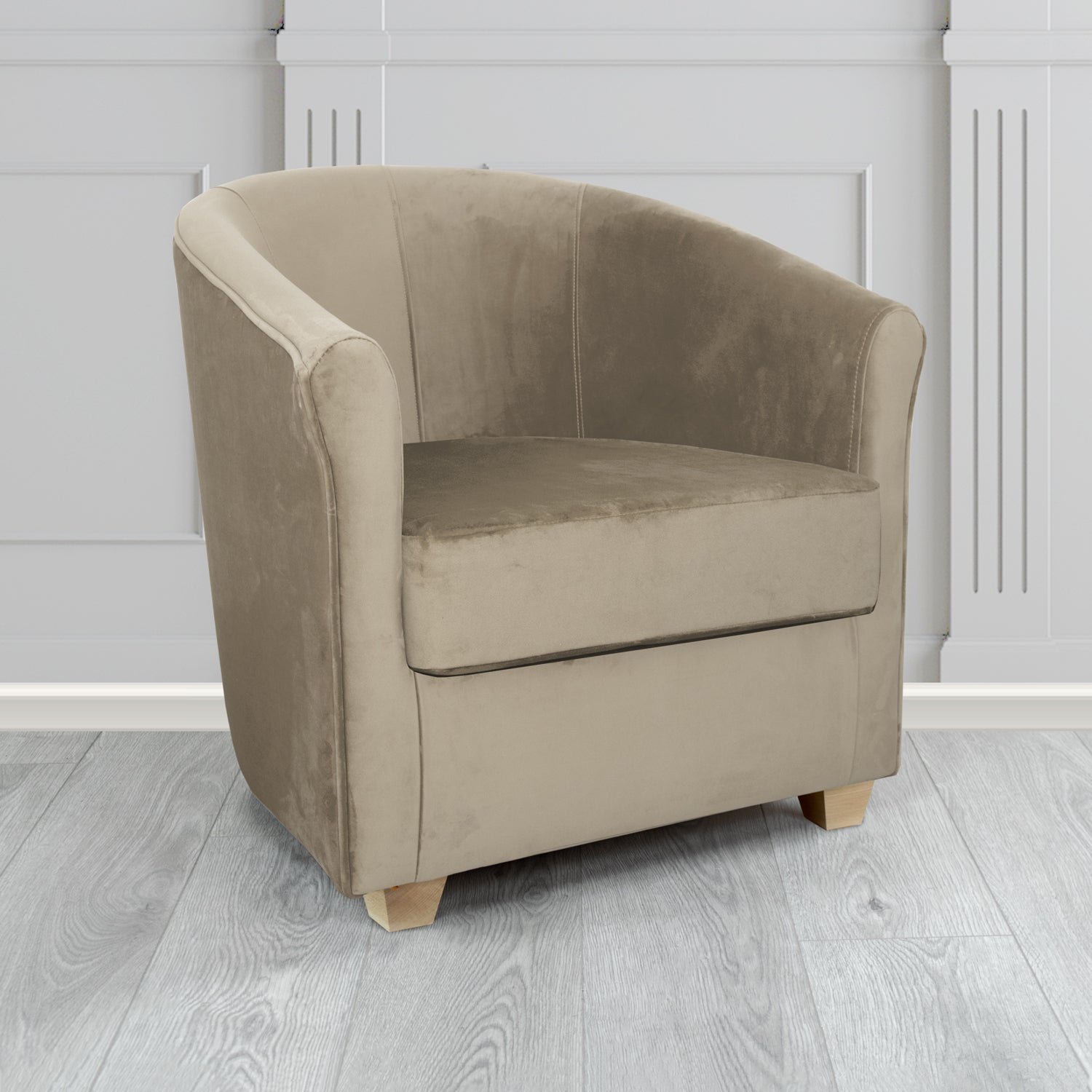 Cannes Tub Chair in Monaco Velvet Fabric