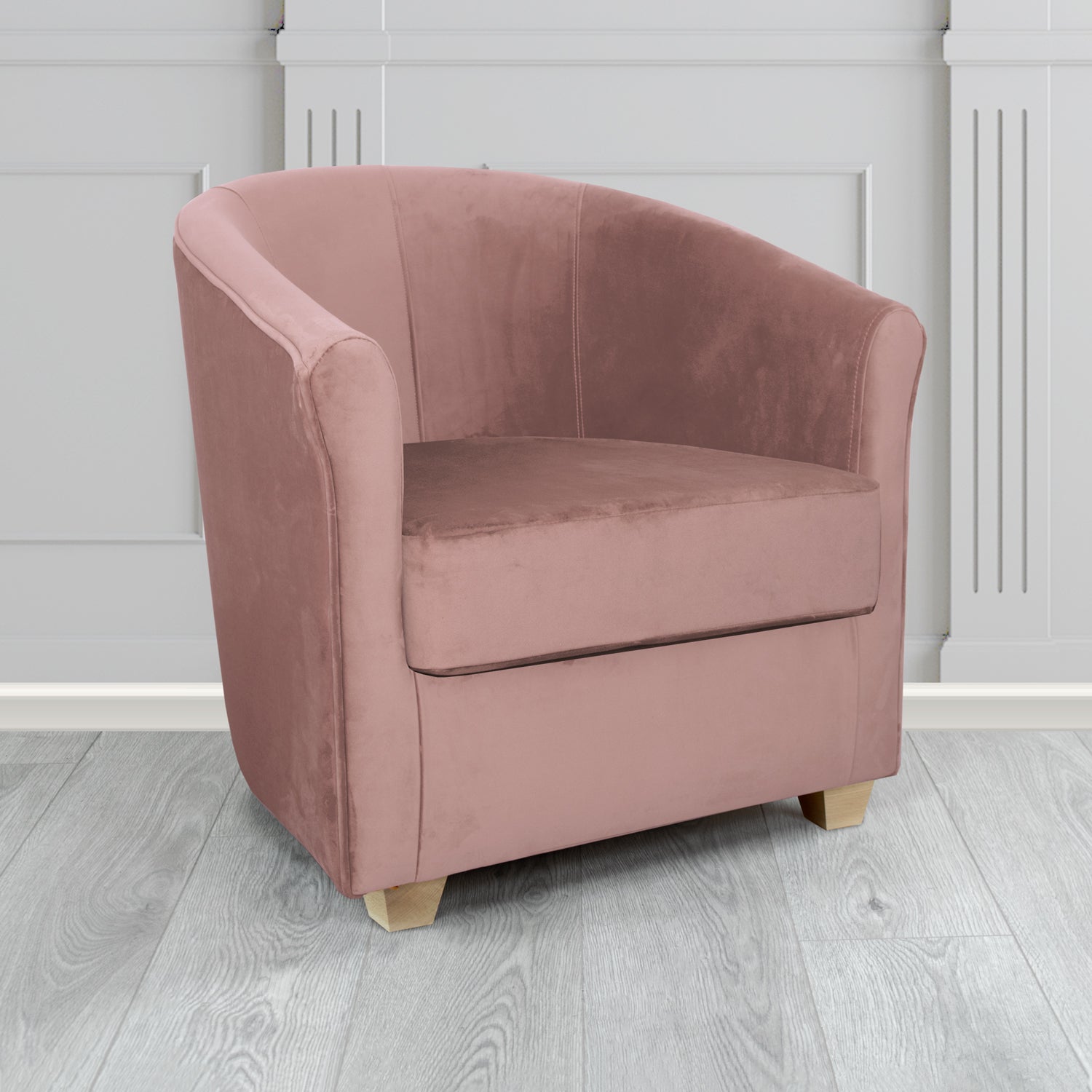 Cannes Tub Chair in Monaco Velvet Fabric