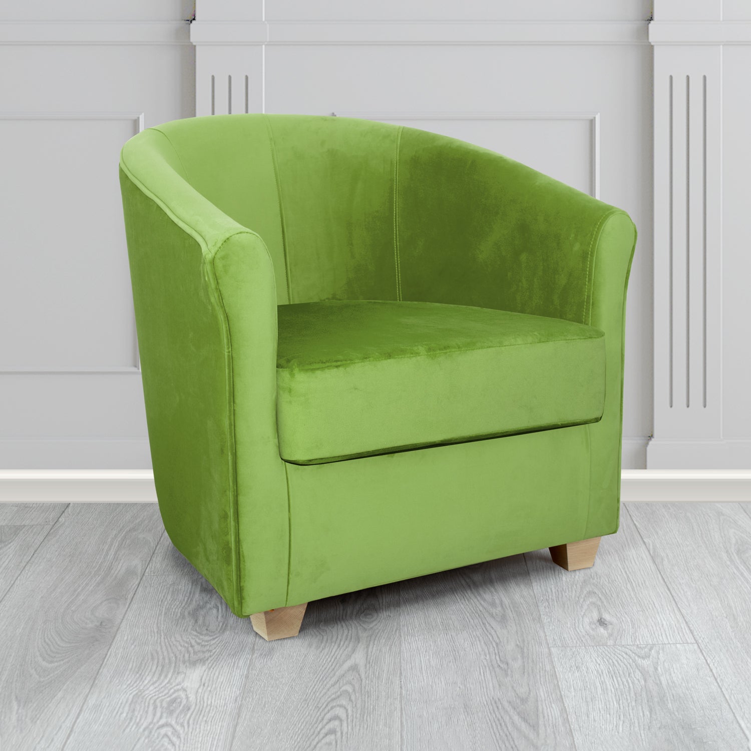 Cannes Tub Chair in Monaco Velvet Fabric