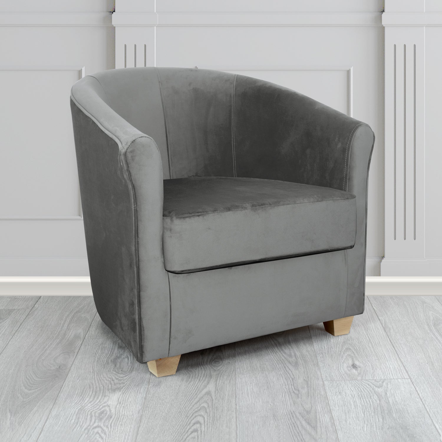 Cannes Tub Chair in Monaco Velvet Fabric