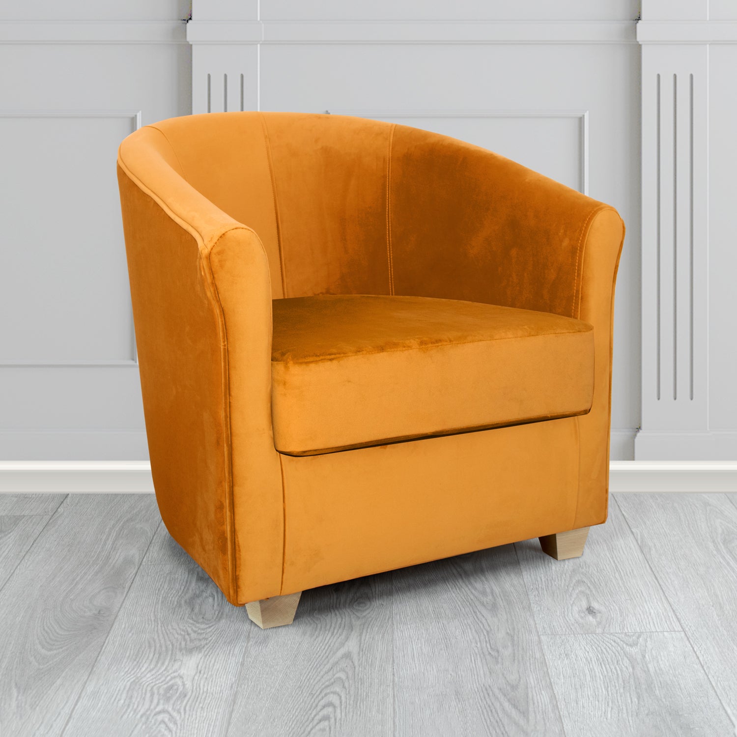 Cannes Tub Chair in Monaco Velvet Fabric